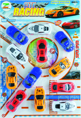 City racing car (12 pcs)